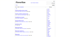 Desktop Screenshot of ifavoritos.com