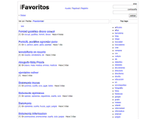 Tablet Screenshot of ifavoritos.com